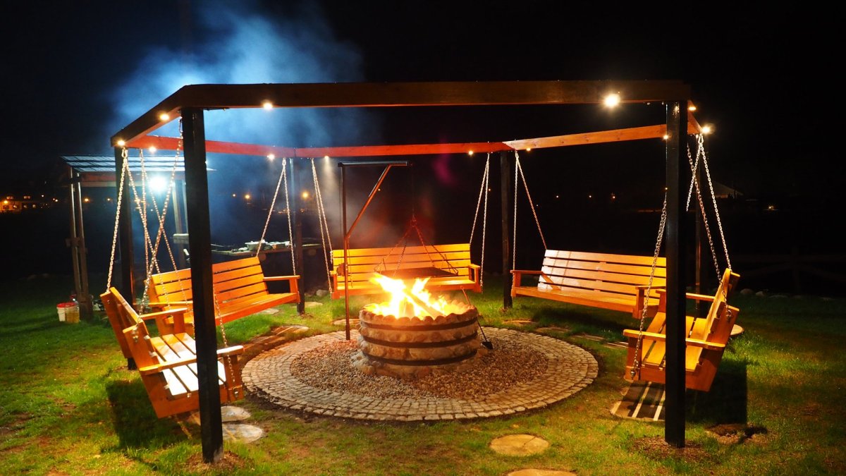 Костровая зона глэмпинг