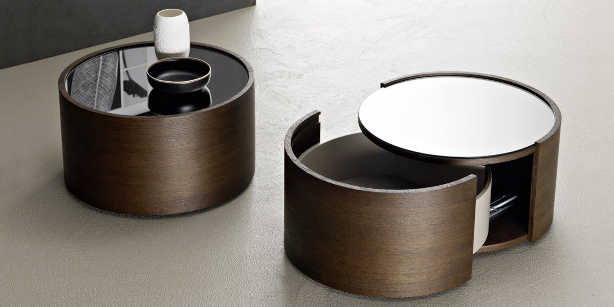 Круглая прикроватная тумба