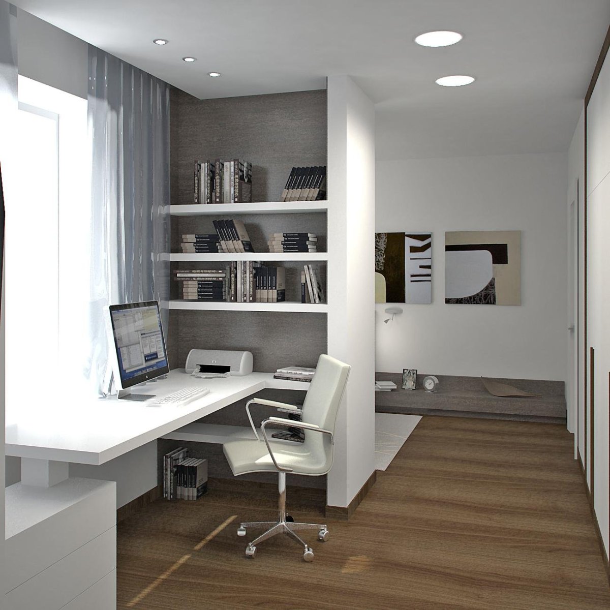 Спальня кабинет дизайн
