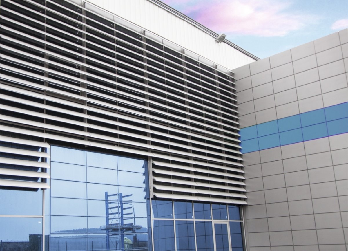 Солнцезащитные ламели Алютех