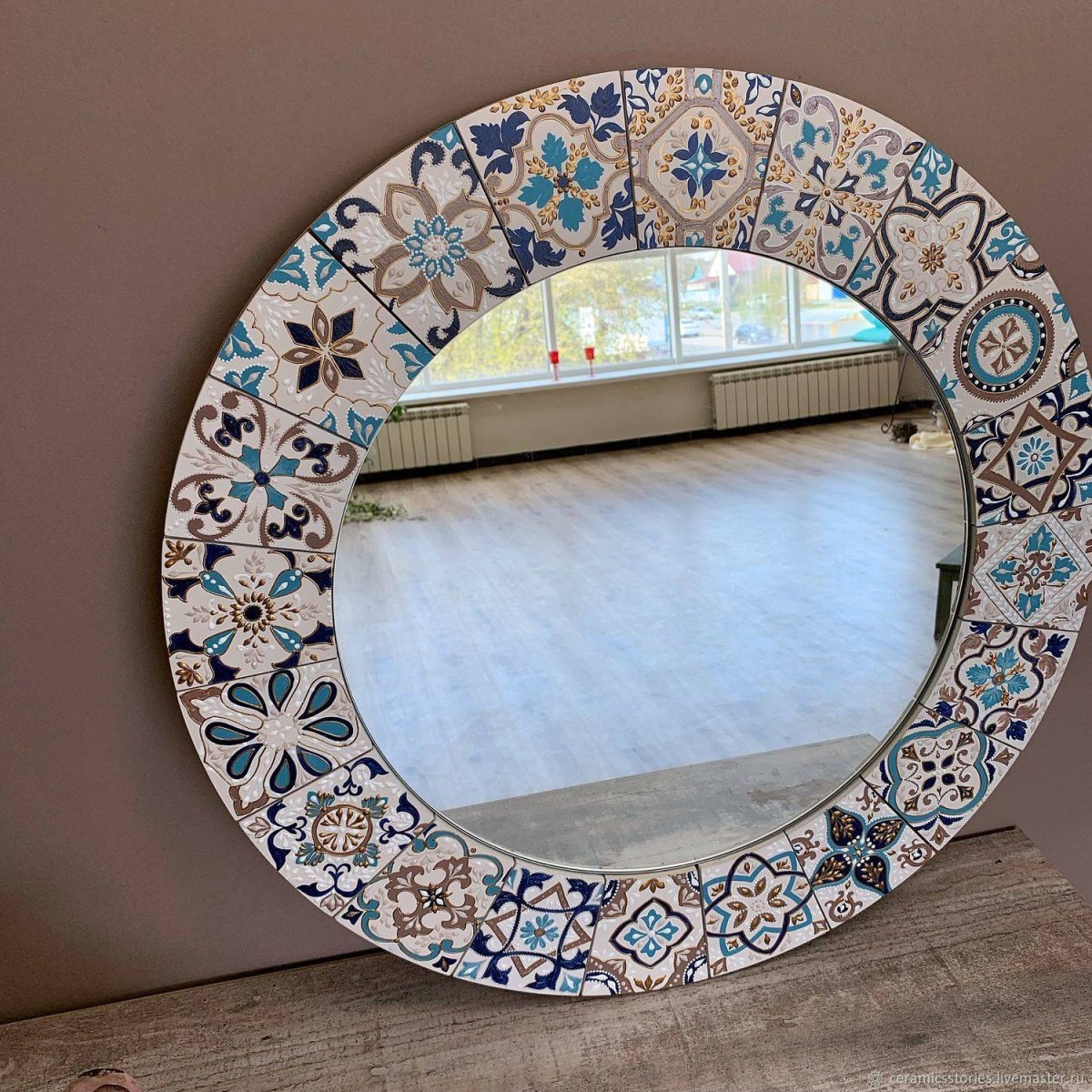 Декор рамы для зеркала