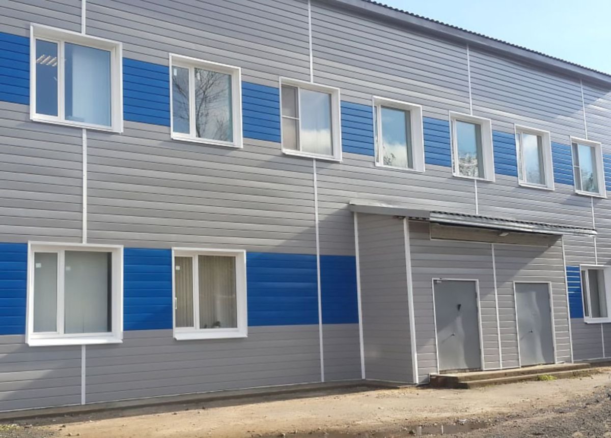 Фасад металлосайдинг