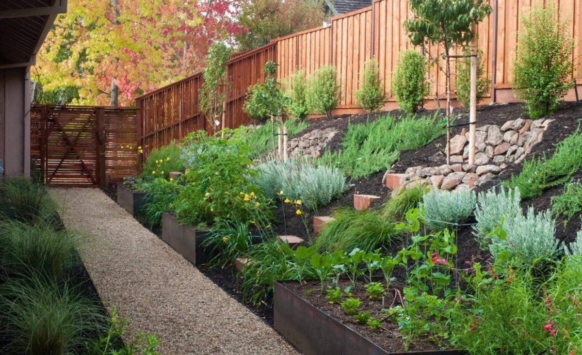 Грядки-клумбы мавританский дворик