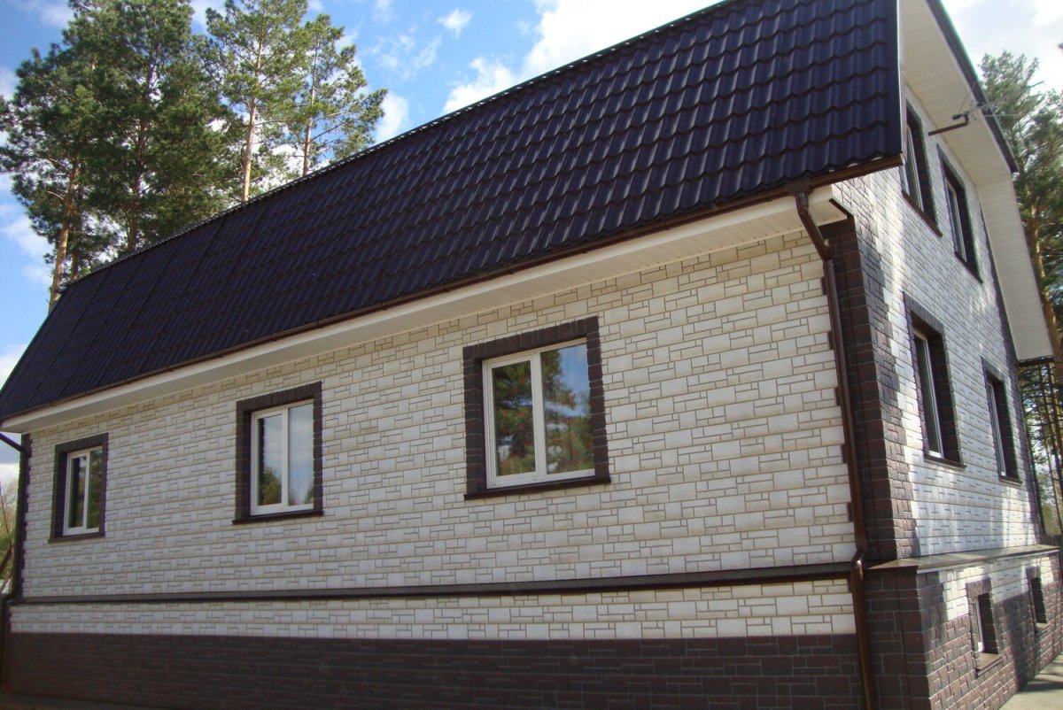 Фасадная панель Docke Burg Земляной