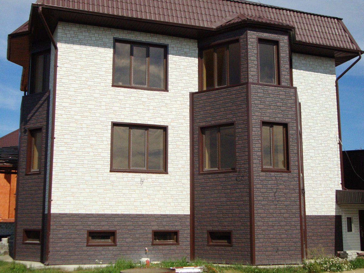 Фасадные панели Деке Бург темный