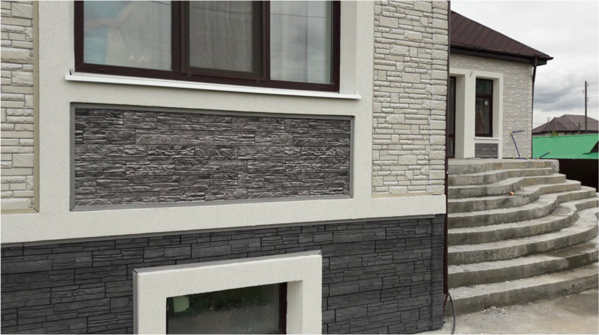 Stein базальт фасадная панель Docke