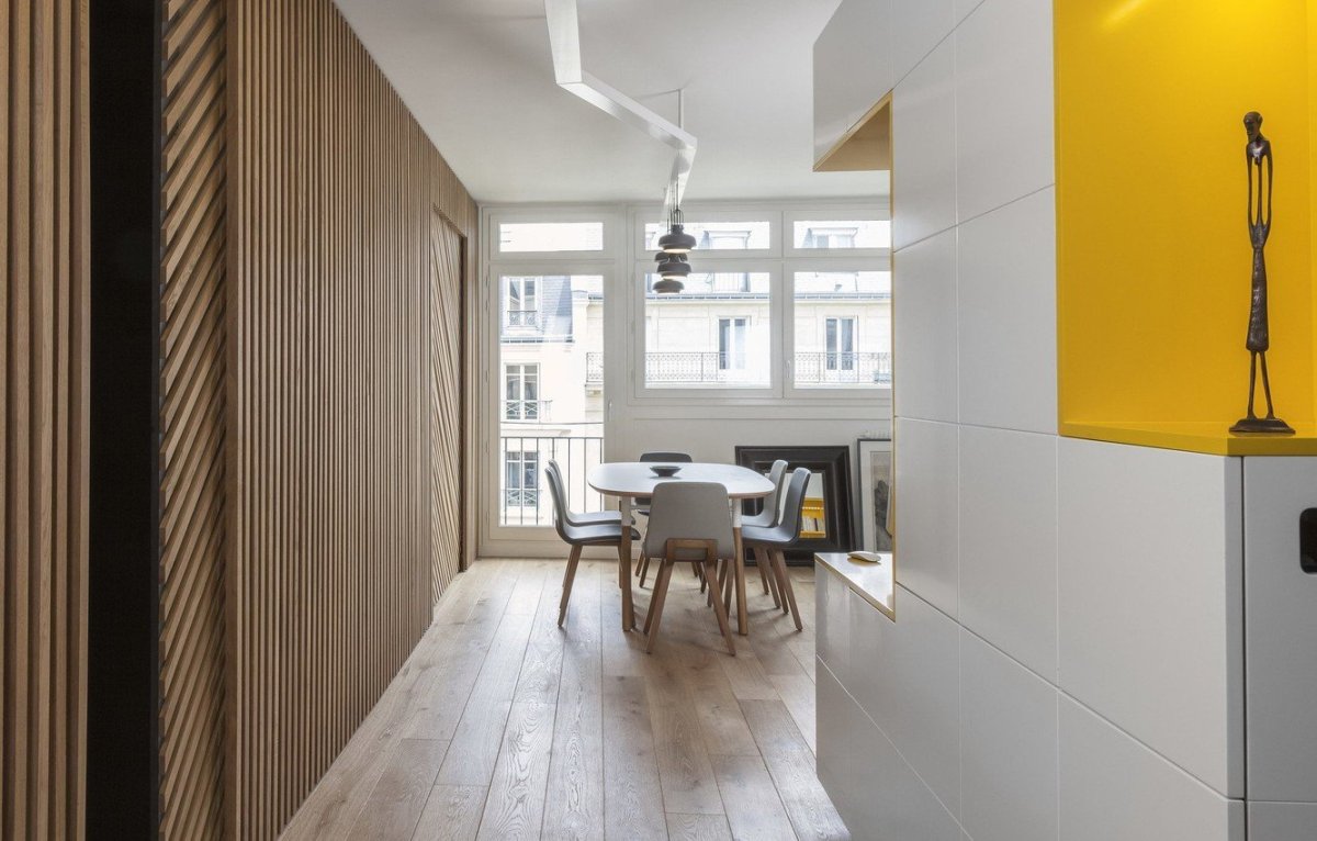 Рейки в коридоре интерьер