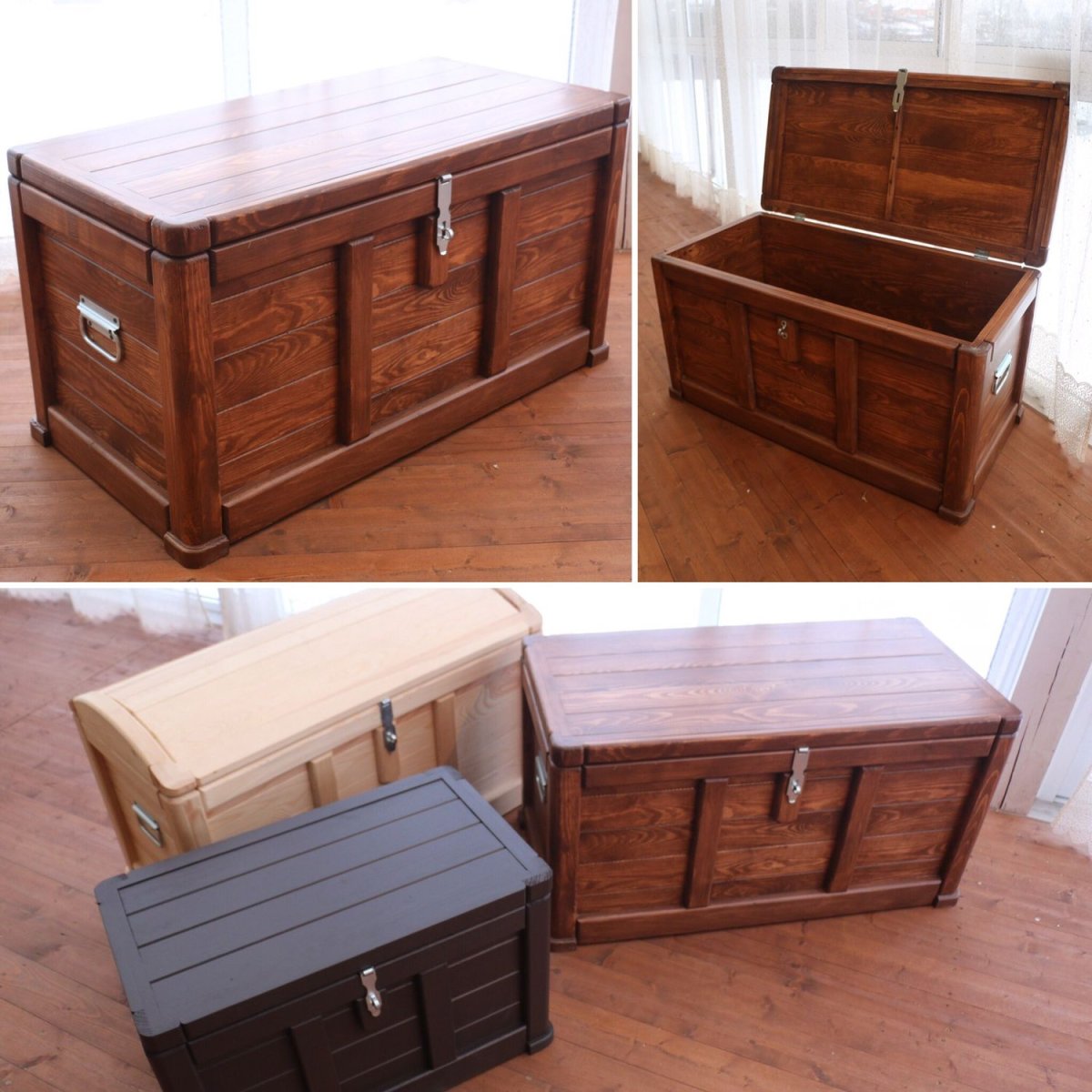 Сундук для хранения из дерева