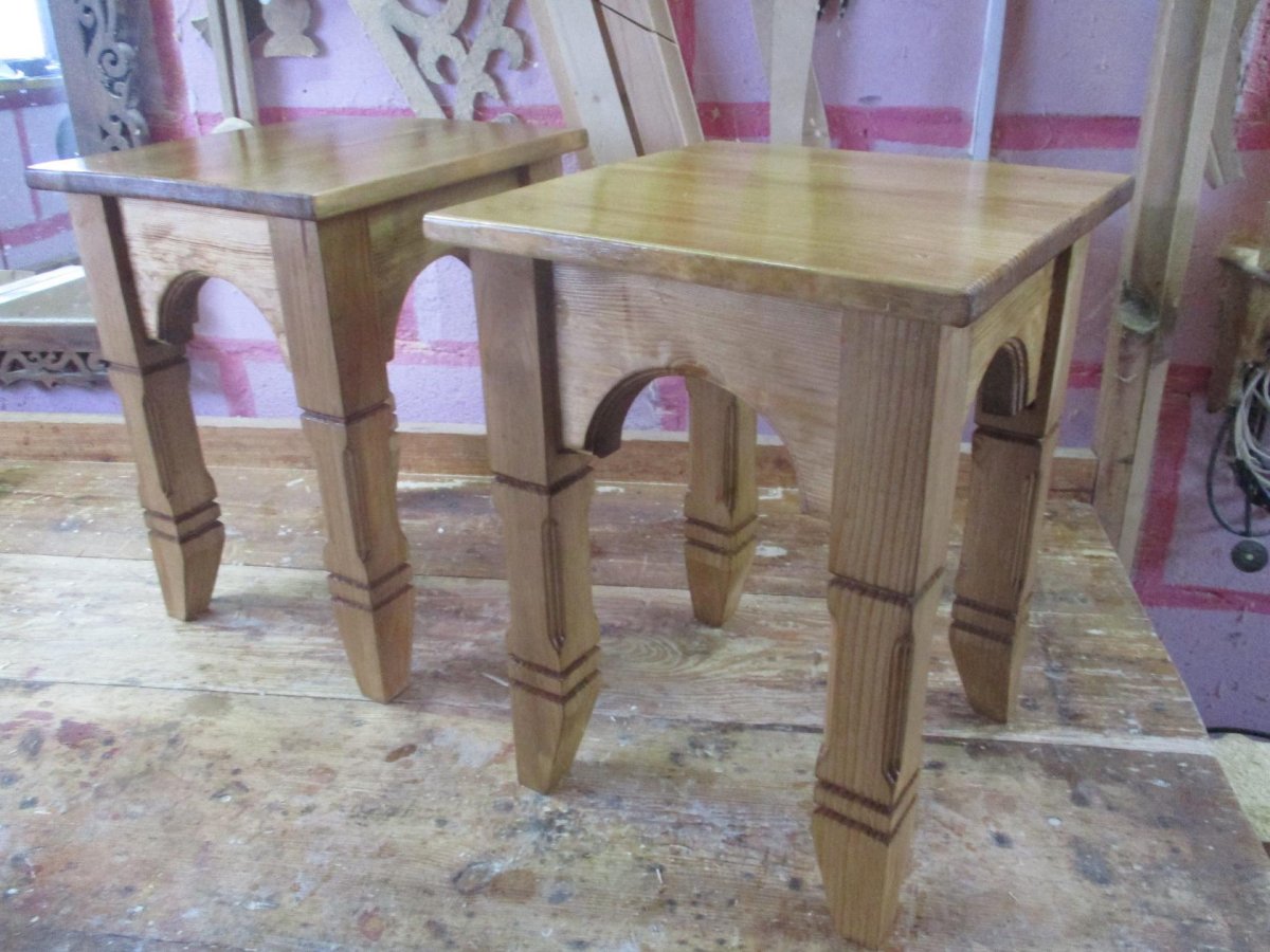 Самодельные табуретки