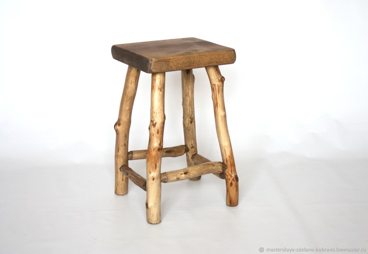 Табурет из веток