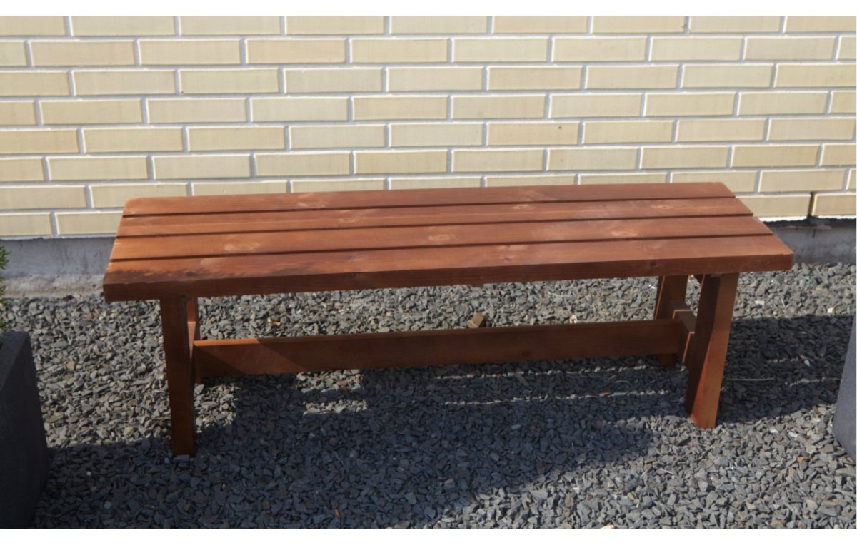 Скамья из сосны без спинки kpl202-0601