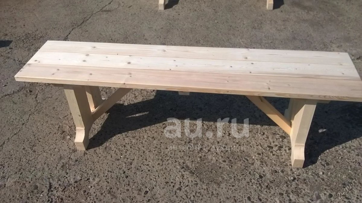 Скамья деревянная основание для списания