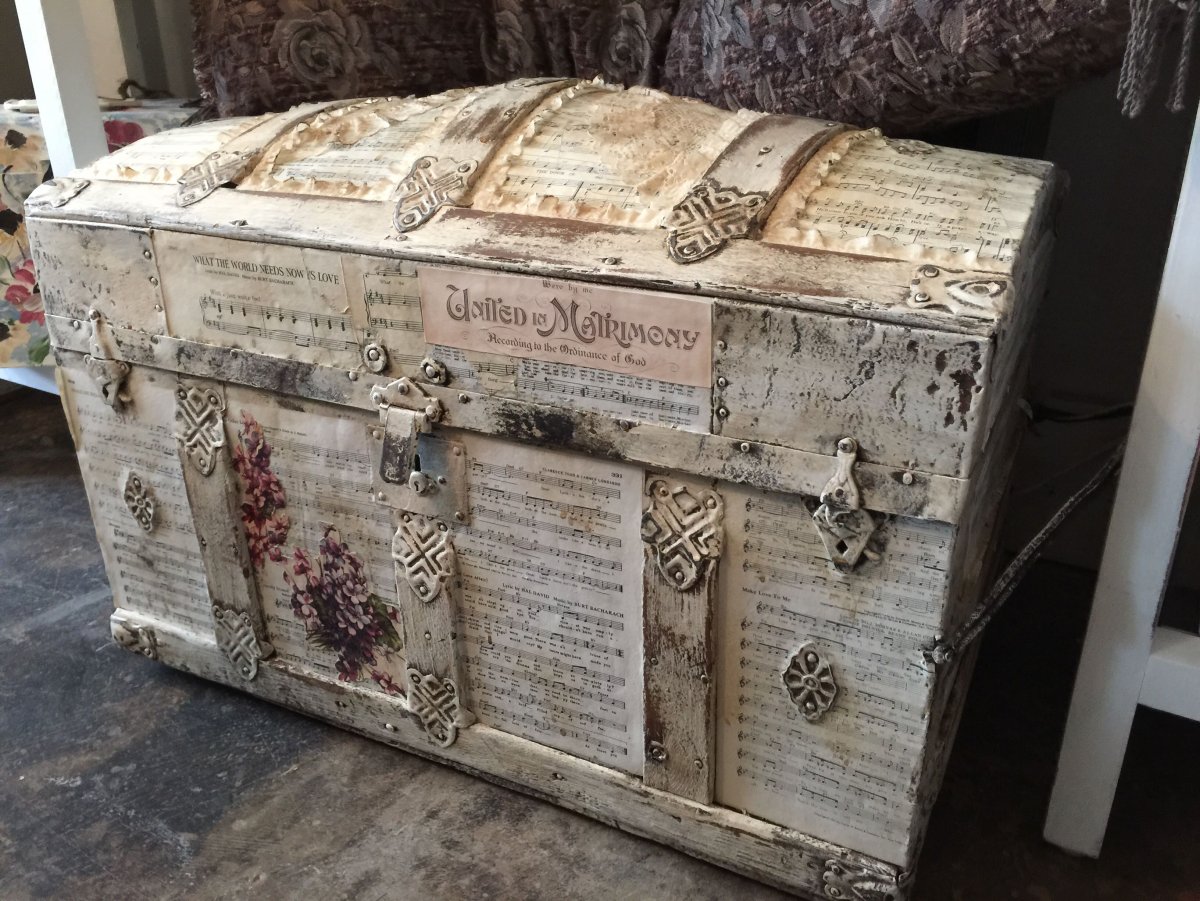 Декор старого сундука