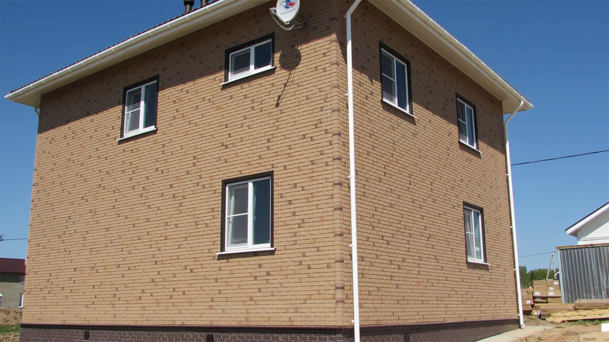 Фасадная панель Docke Flemish желтый жженый