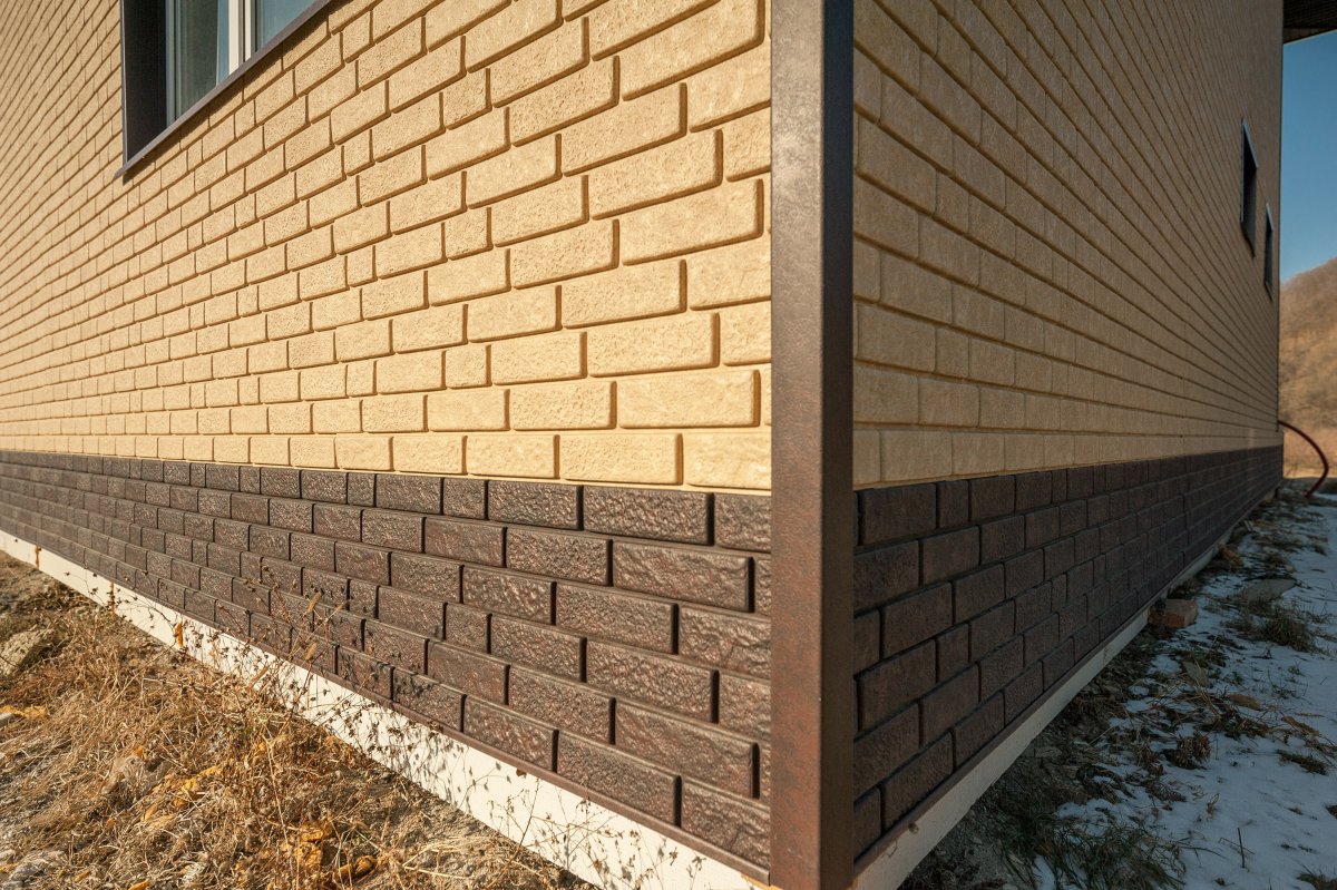 Сайдинг Стоун Хаус кирпич песочный