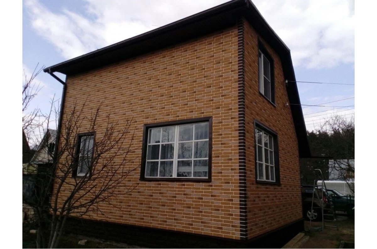 Панели Альта профиль кирпич бежевый