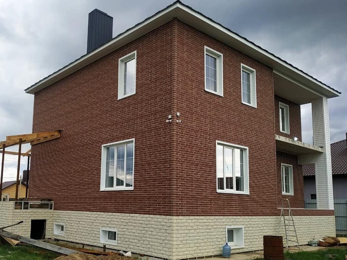 Фасадные панели Альта-профиль кирпич Рижский