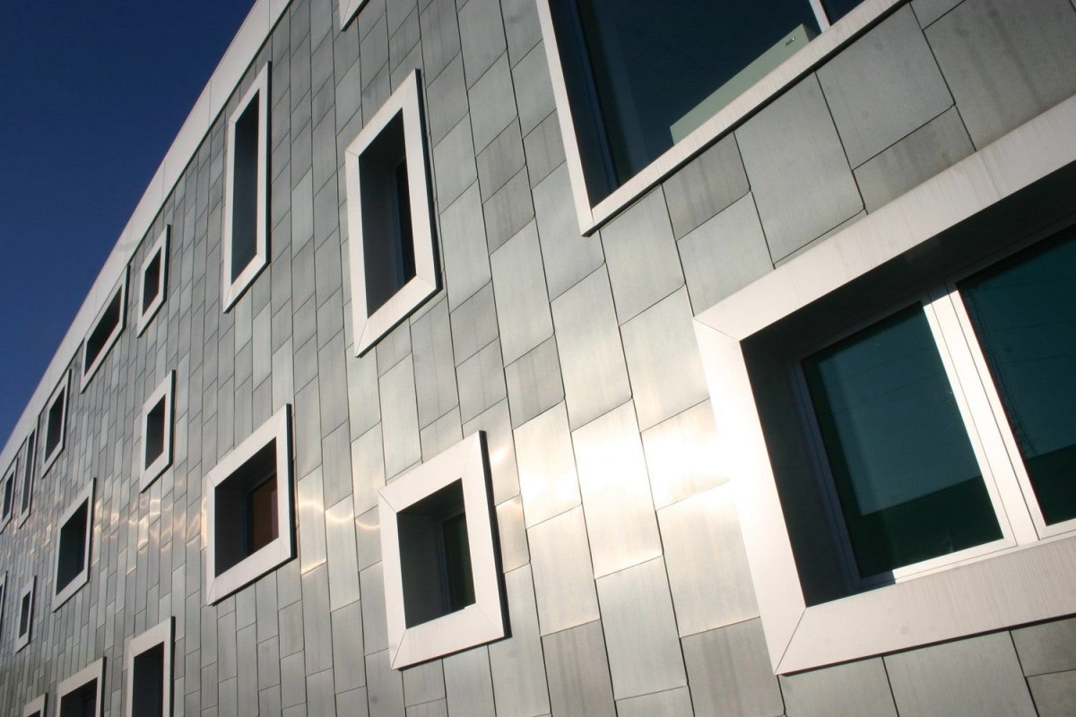 Фасад панели Титан цинк