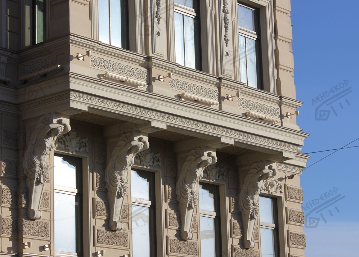 Элементы классического фасада