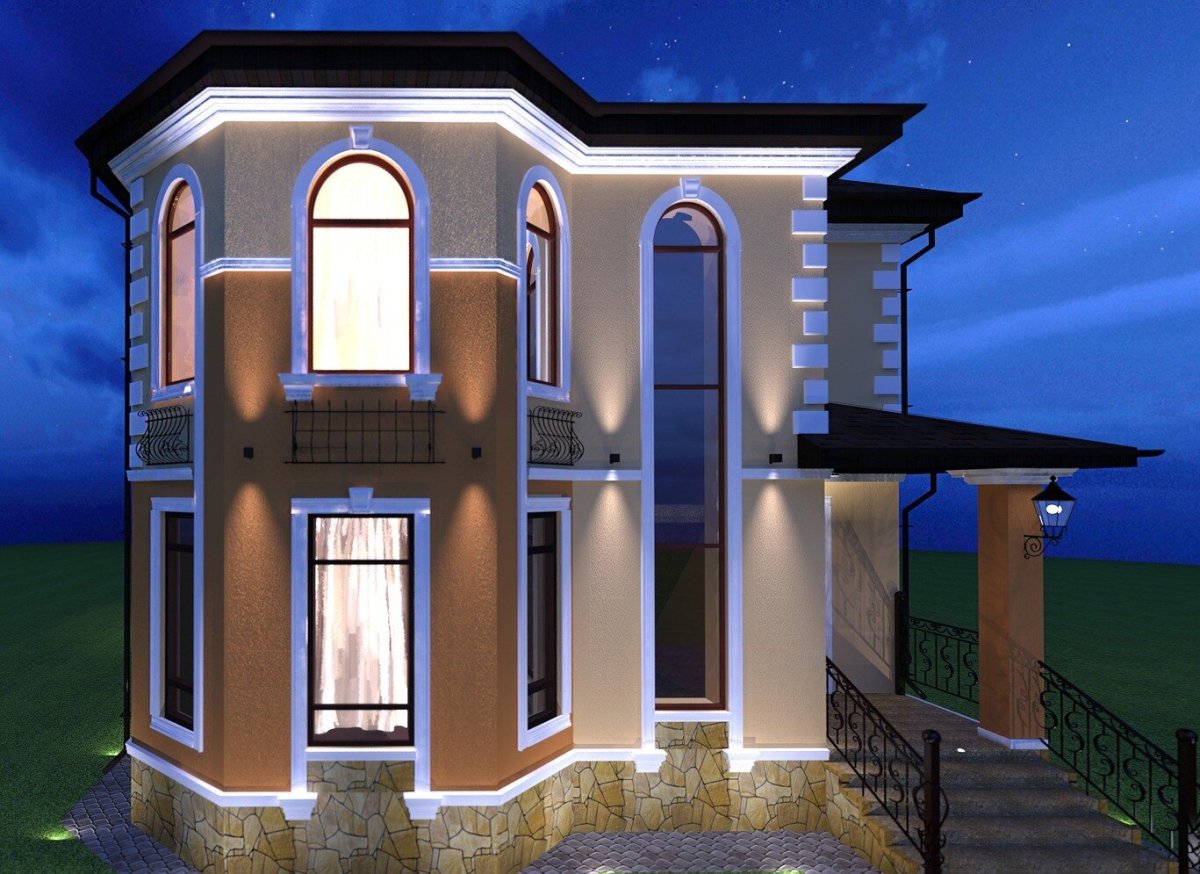 Подсветка домов