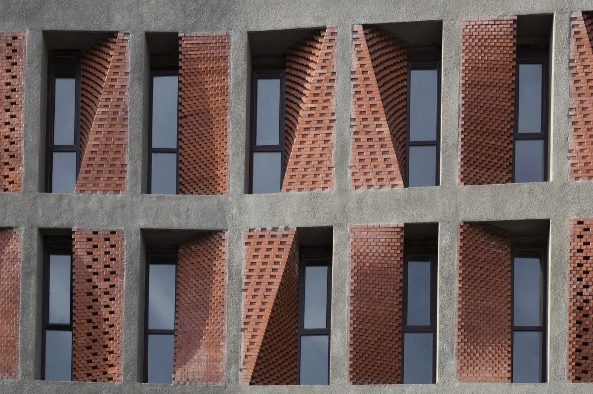 Необычная кирпичная кладка