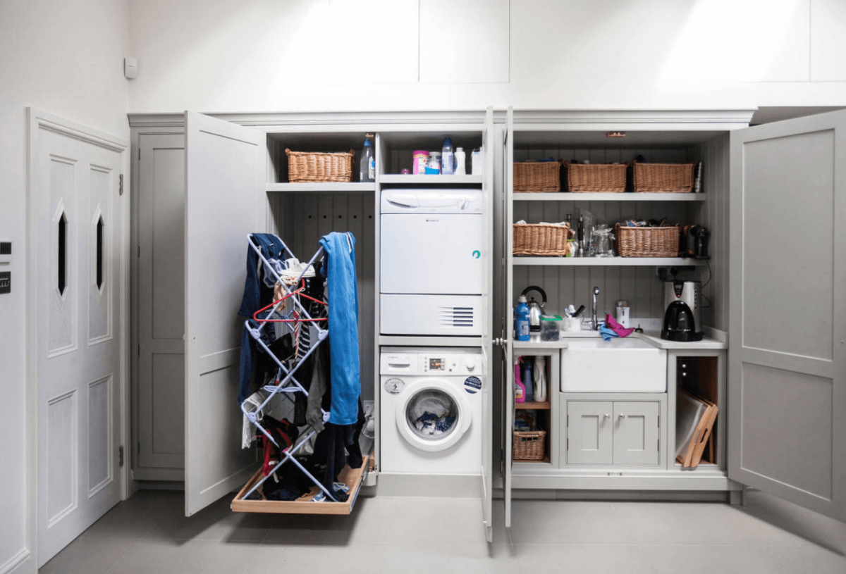 Хозяйственный шкаф для постирочной