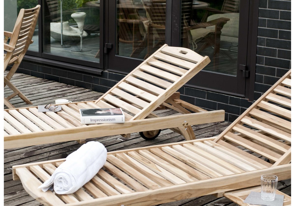 Шезлонг деревянный складной Everton