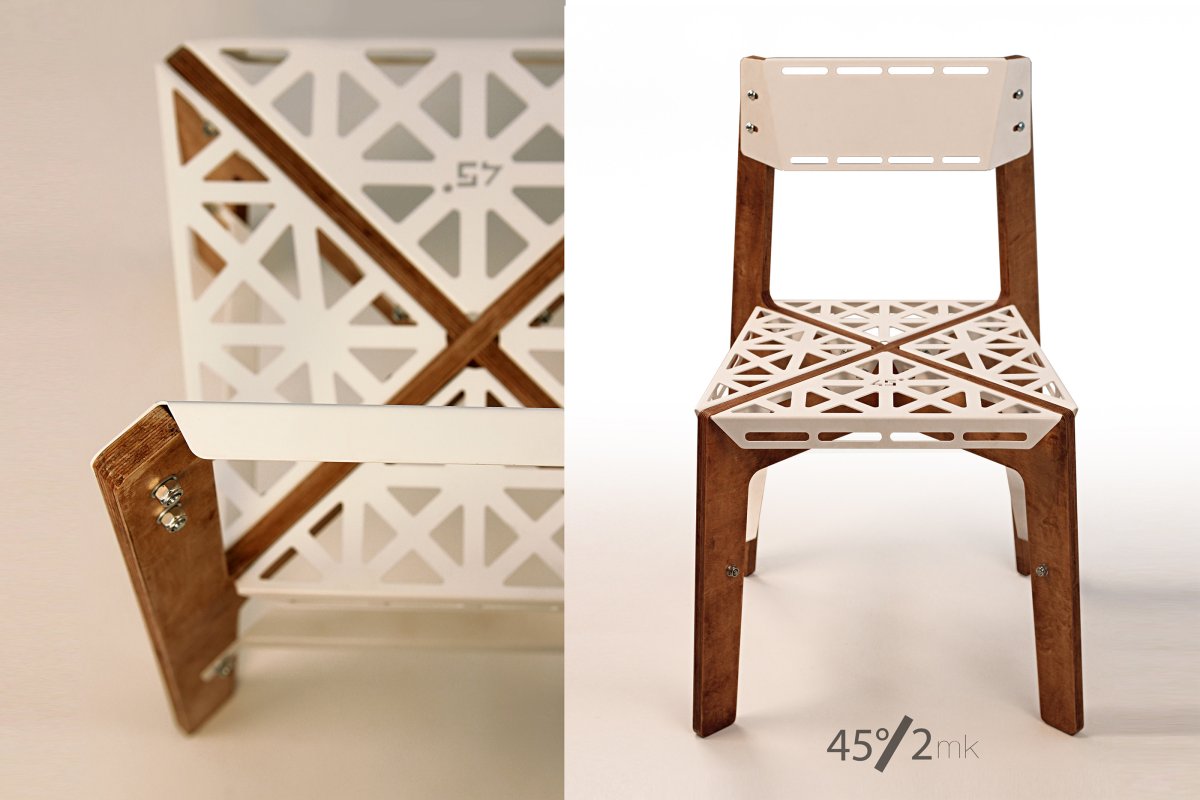 Вырезка из фанеры табуретки