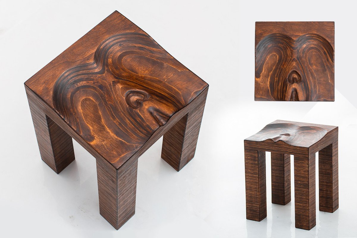 Табурет с вырезом