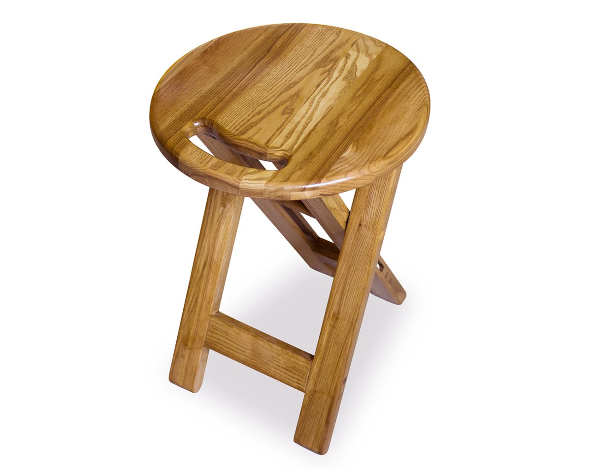 Табурет складной деревянный маренный 5924