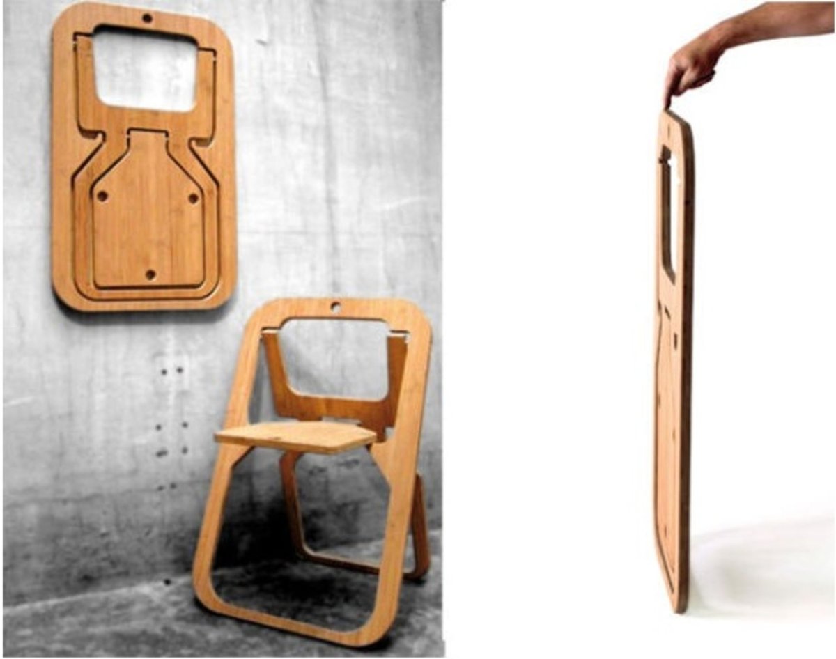 Раскладной стул из фанеры