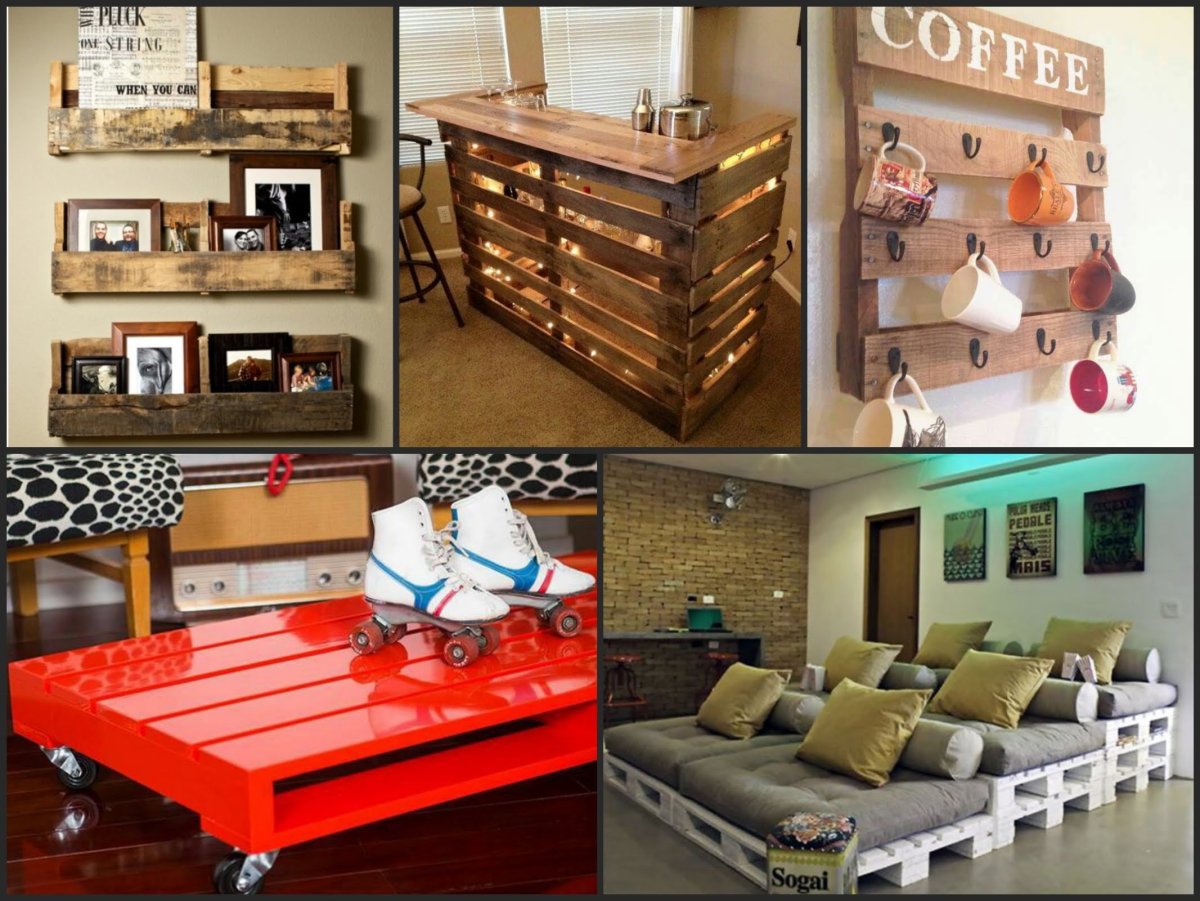 Необычная мебель из поддонов