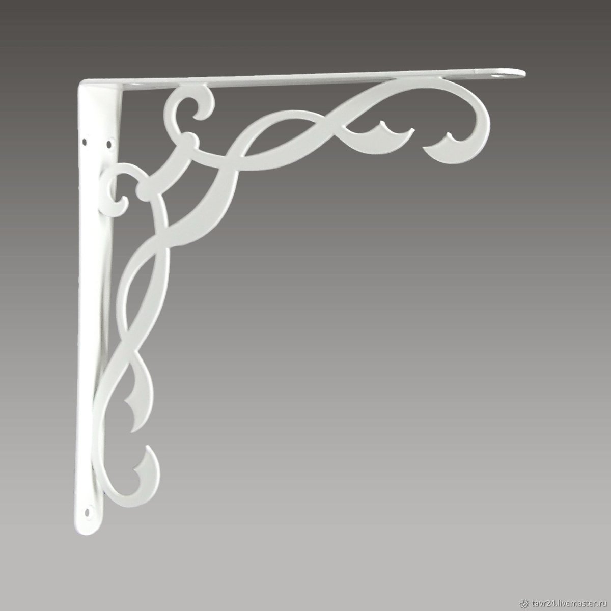 Кронштейн для полки 350х300 белый