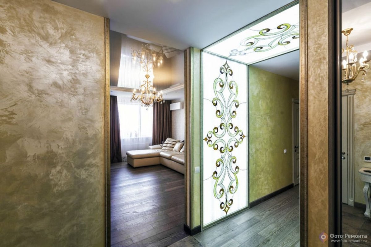 Витражи в интерьере