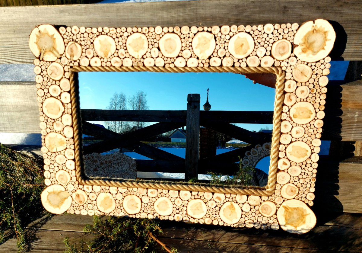 Декор рамки для зеркала