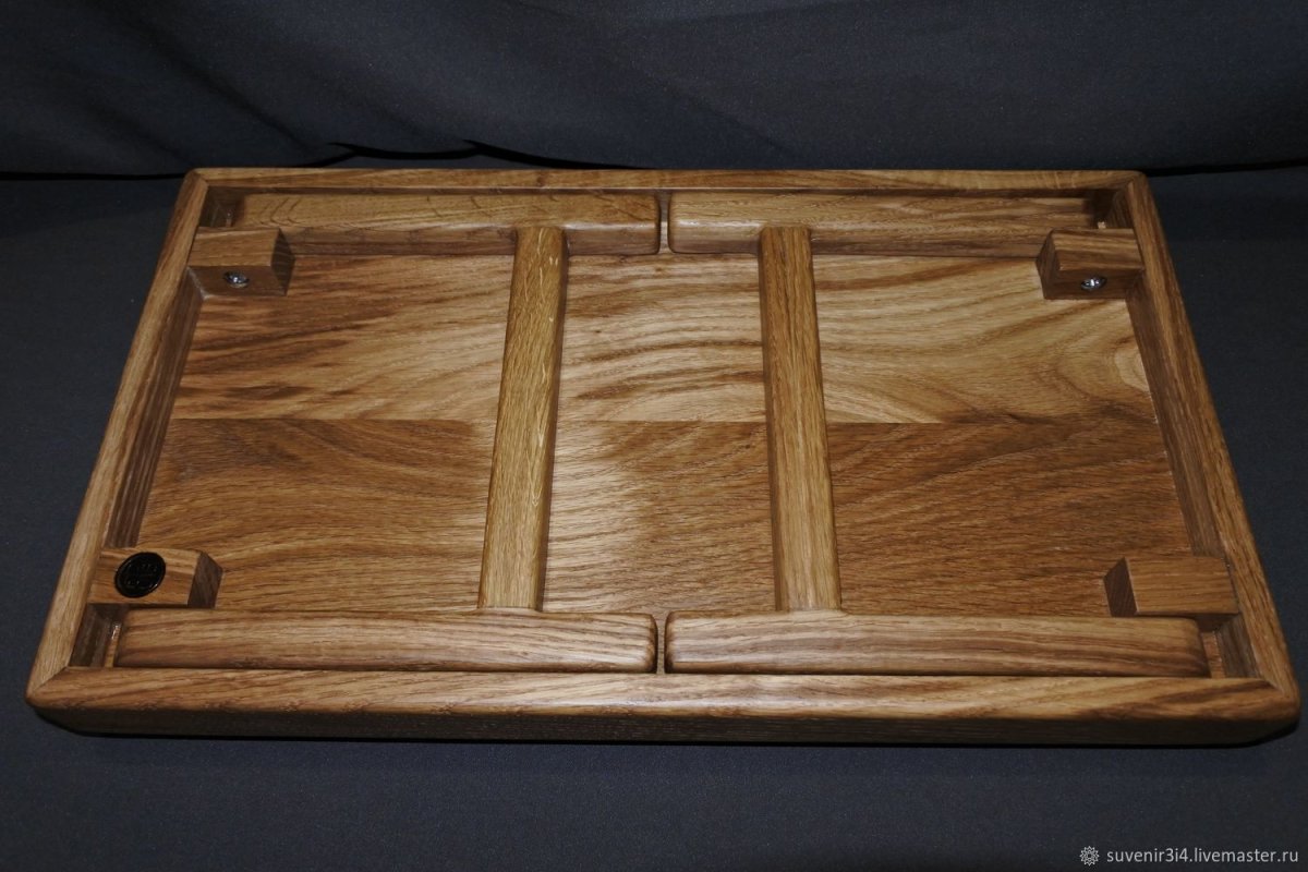 Поднос для завтрака деревянный