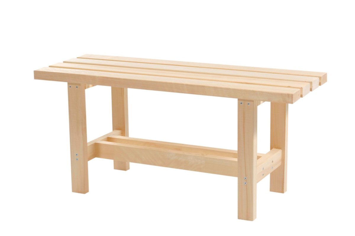 Скамейки для бани из дерева