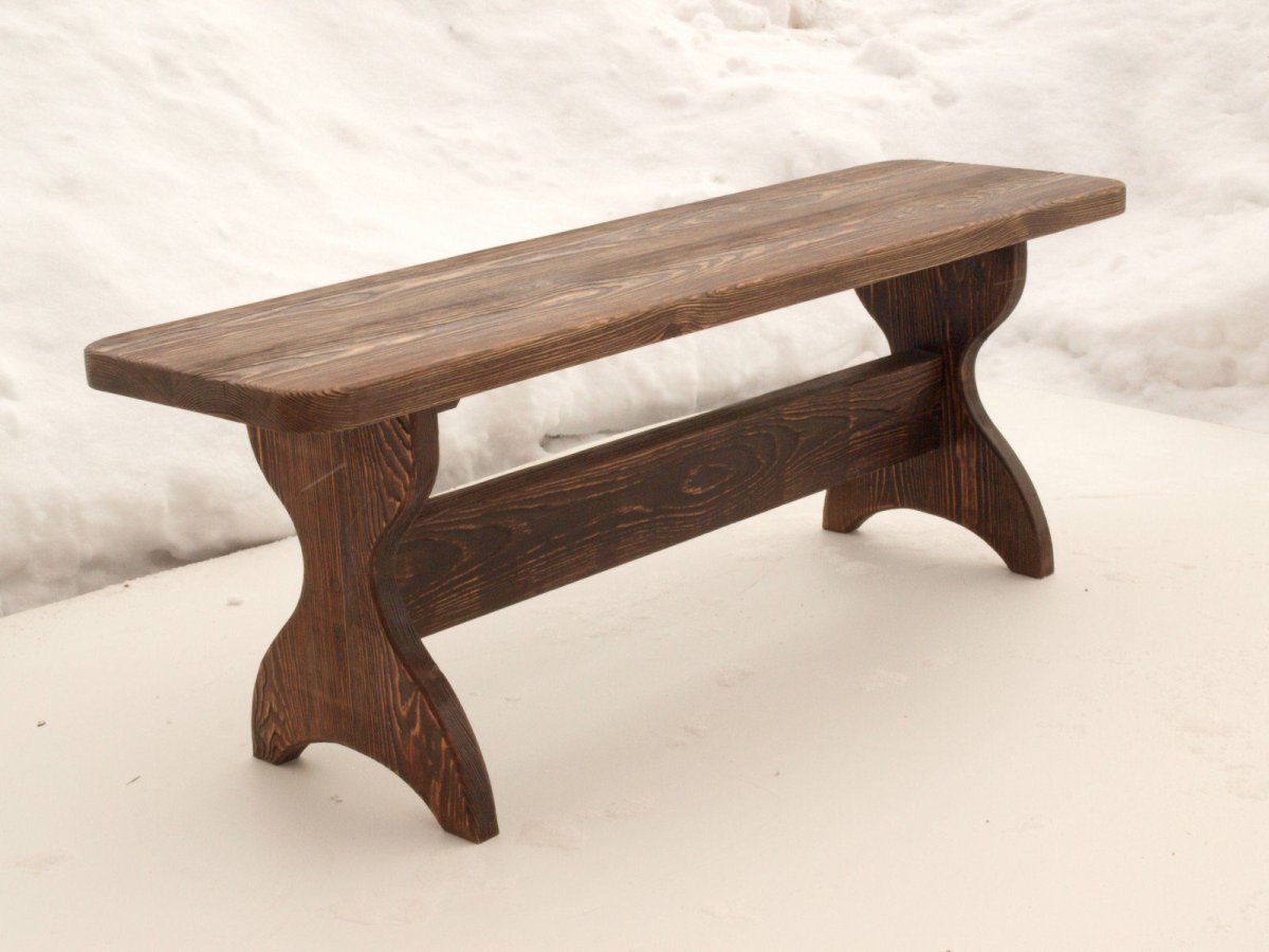 Скамья из массива