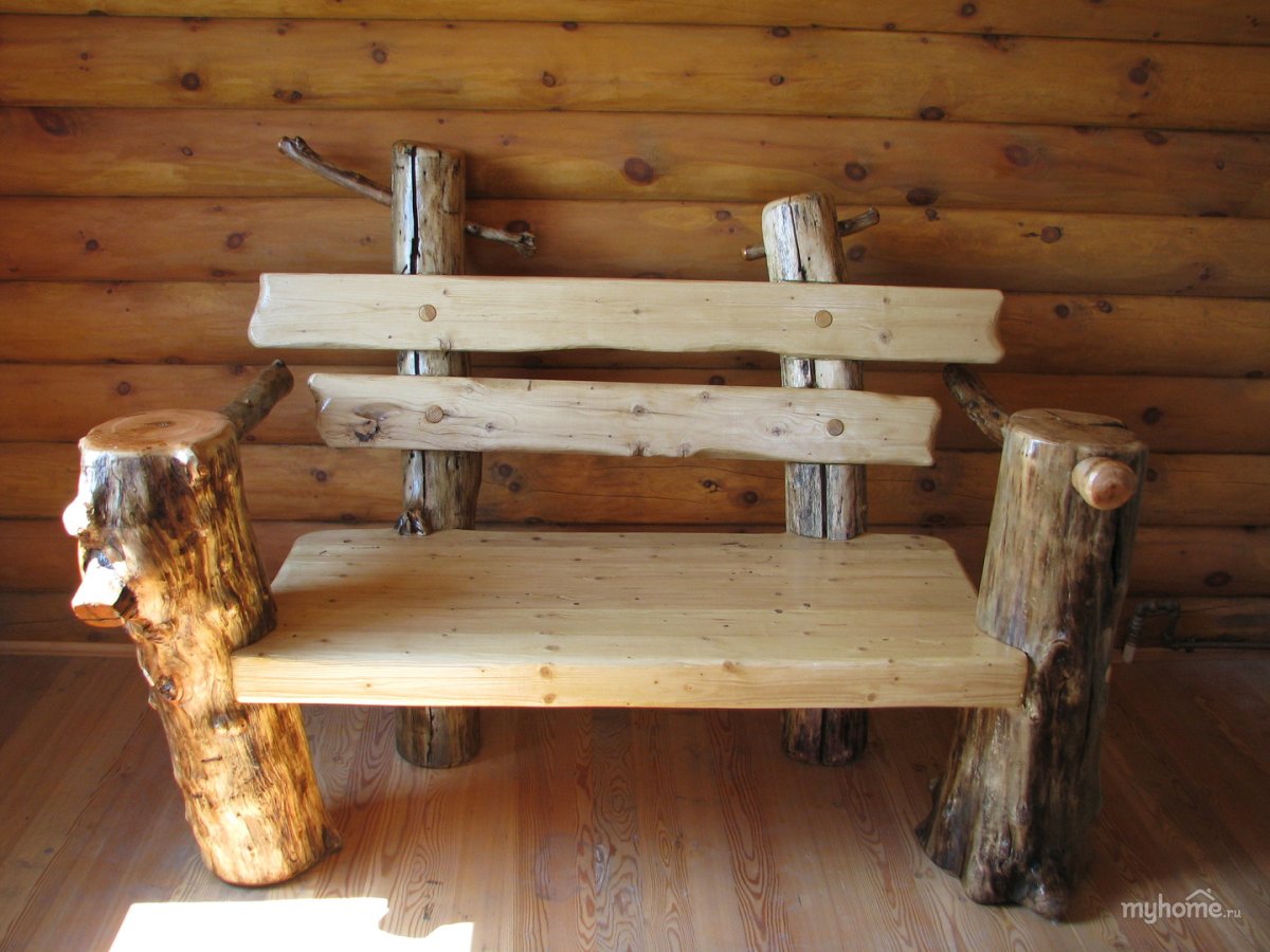 Скамейка в предбанник