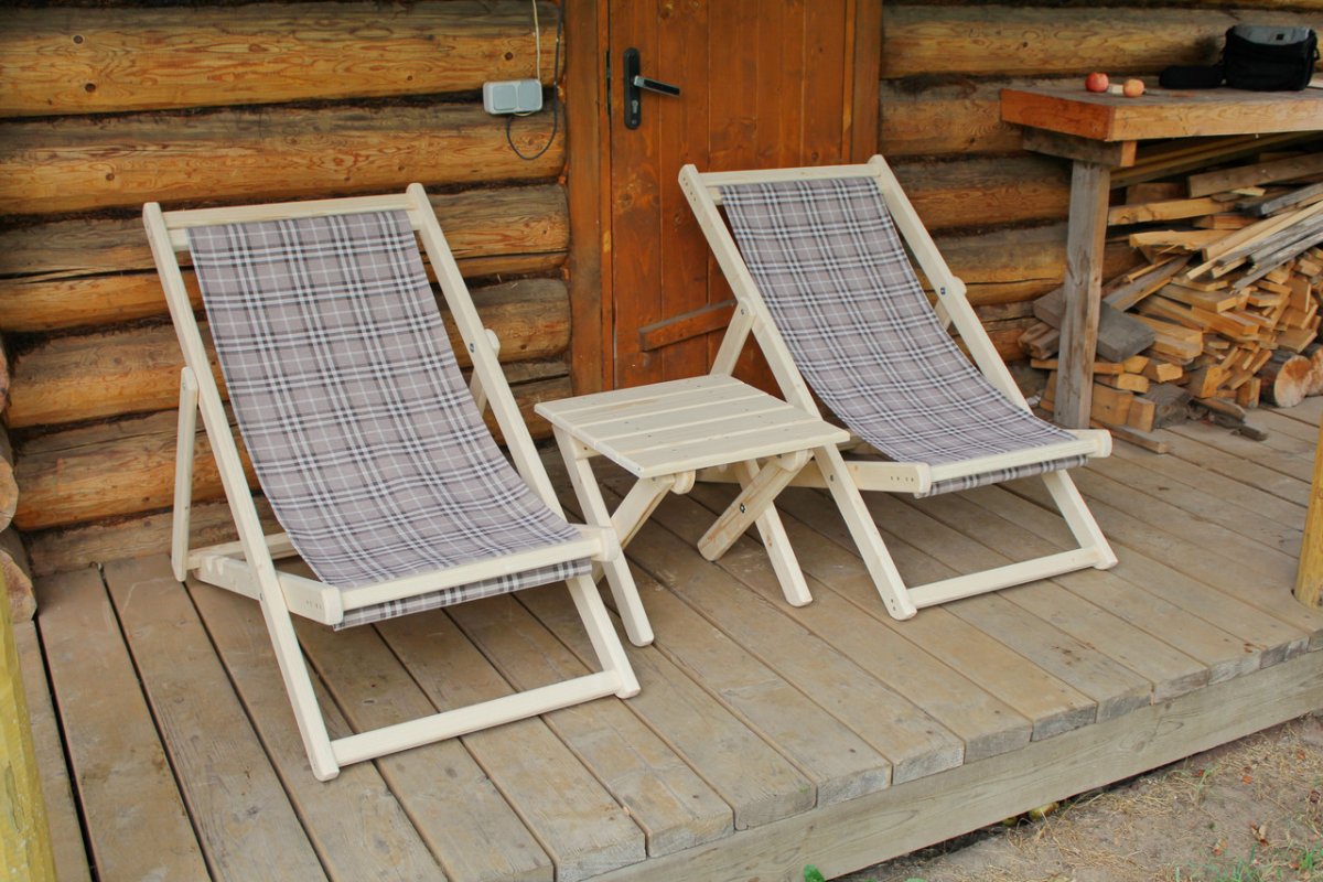 Садовое кресло шезлонг