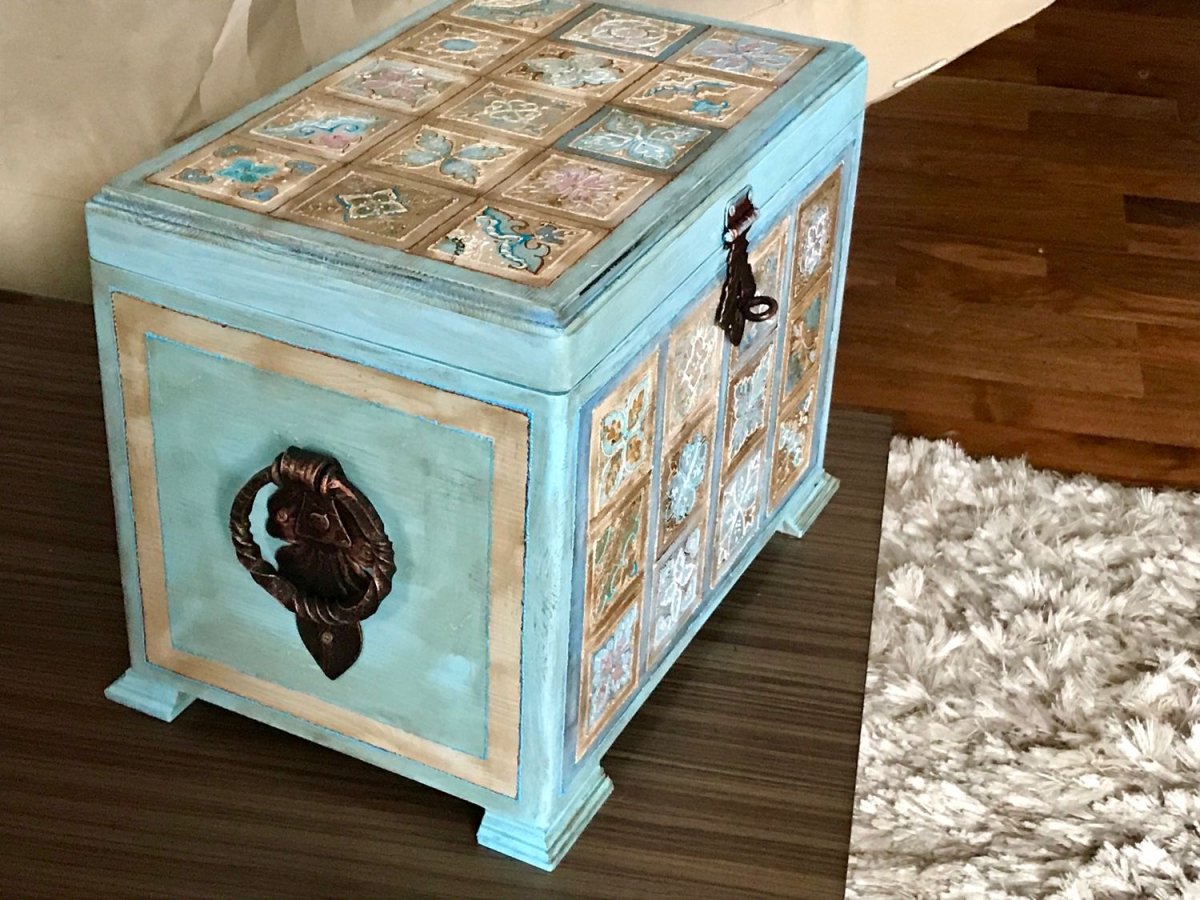 Сундук в интерьере