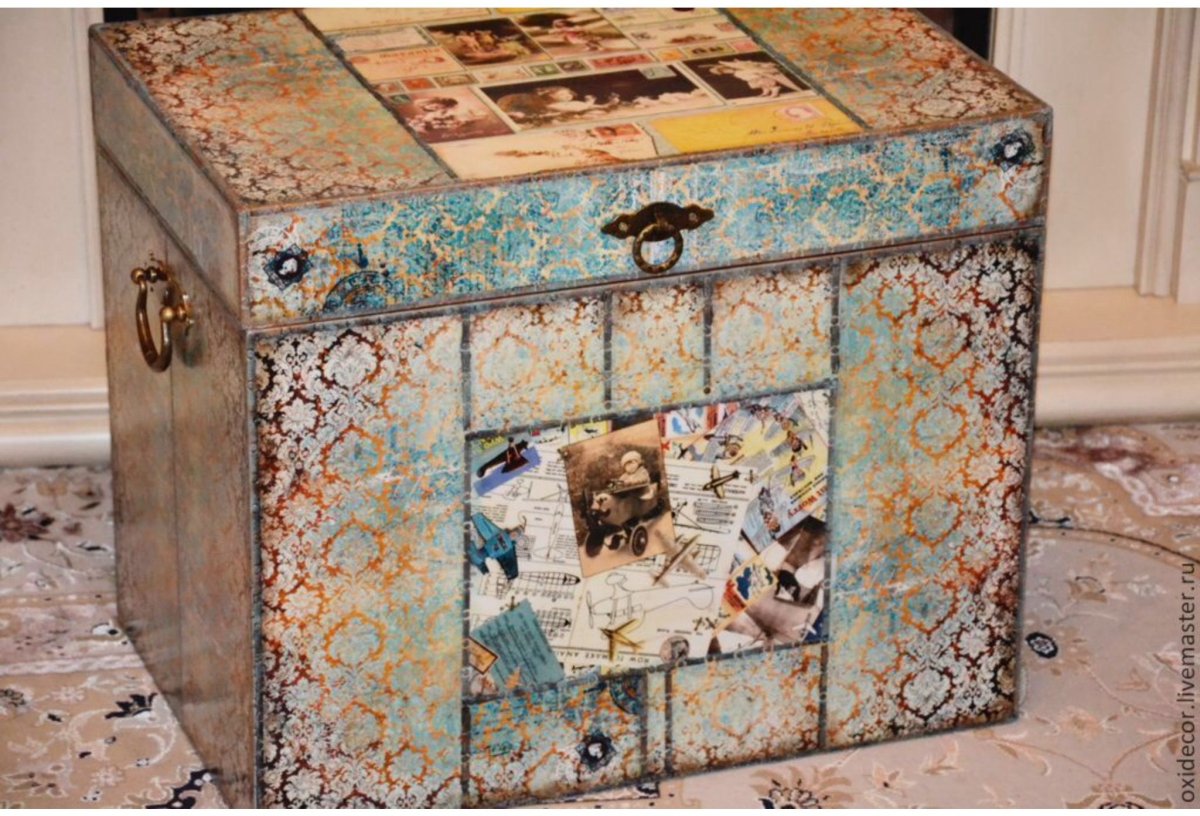 Декорирование старого сундука