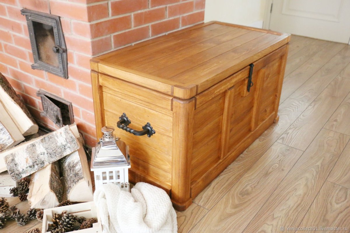 Сундук икеа деревянный