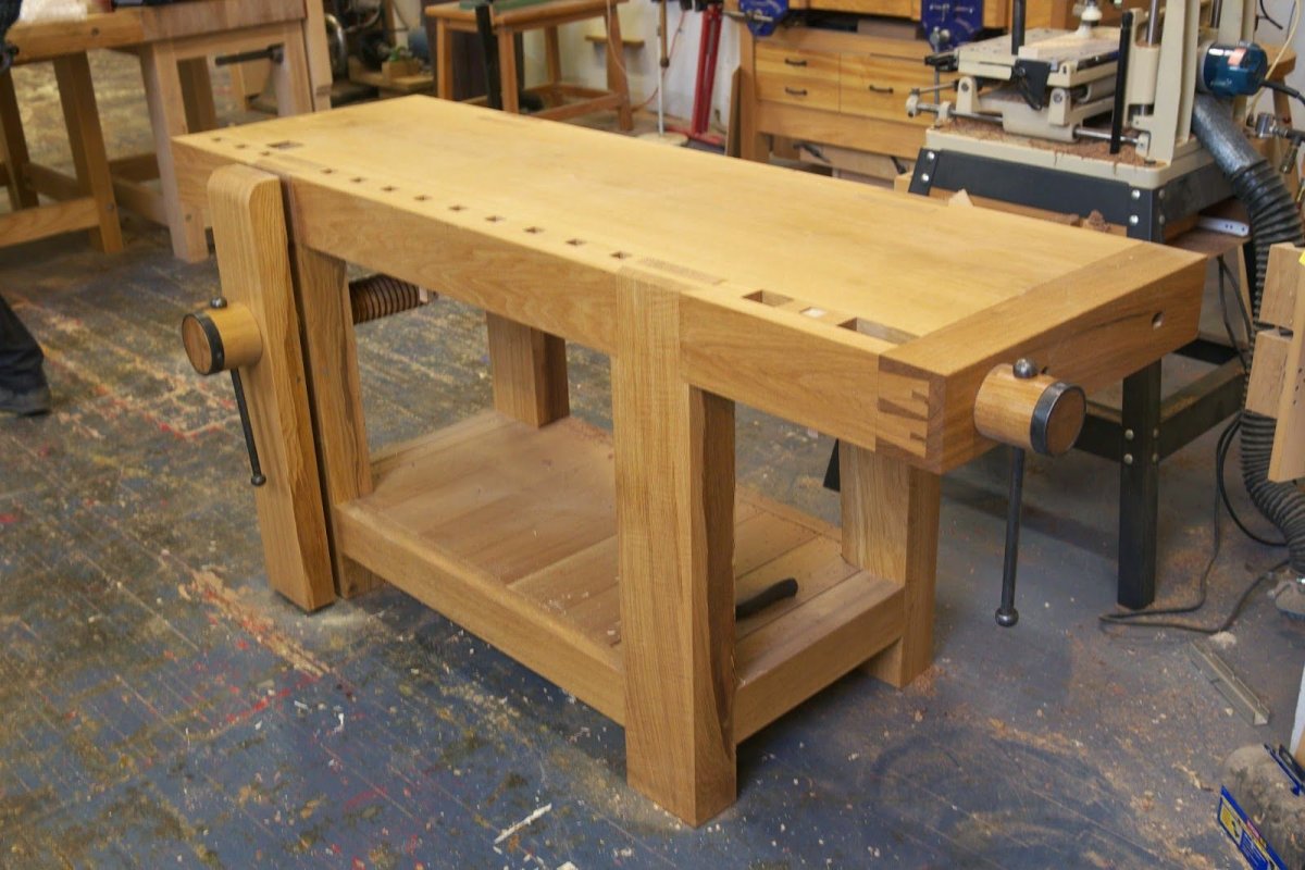 Блочный верстак woodworker