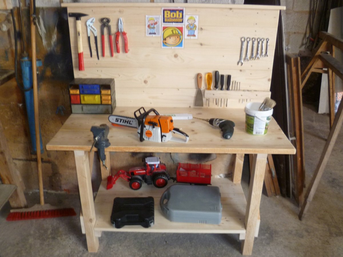 Детский верстак воркбенч