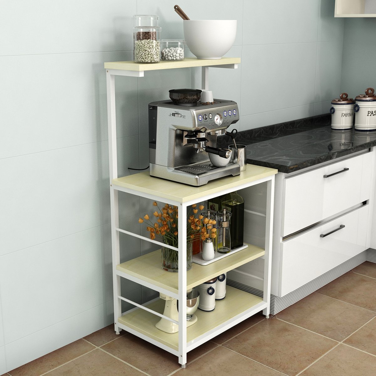 Полки для бытовой техники на кухне