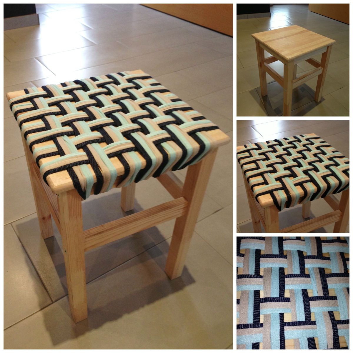 Необычные табуретки из дерева