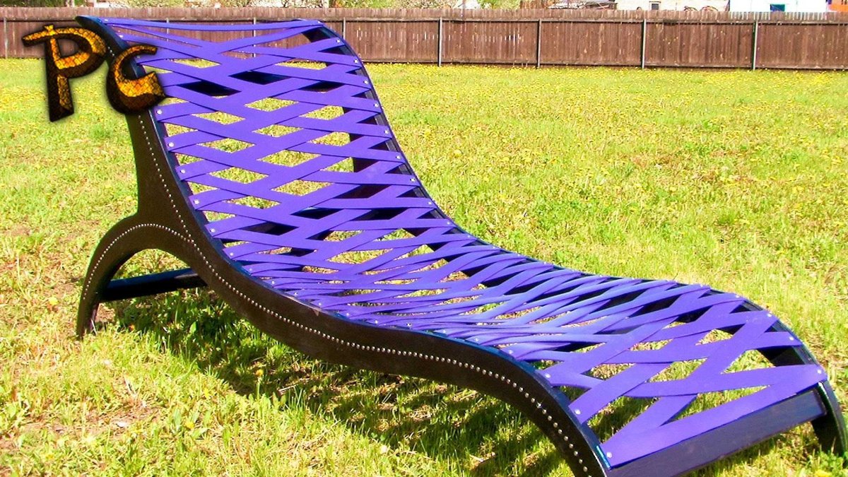Самодельное кресло шезлонг
