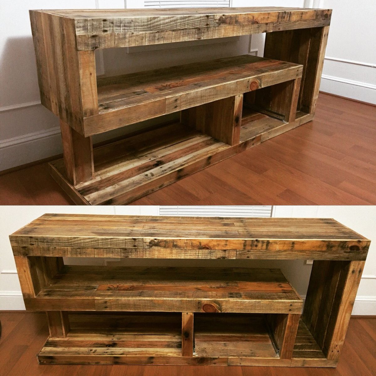 Тумба под телевизор из дерева