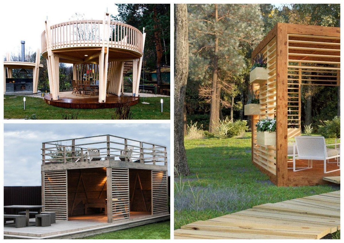 Двухъярусная беседка